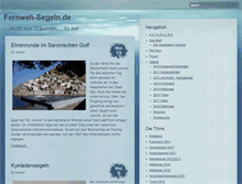 Tablet Screenshot of fernweh-segeln.de